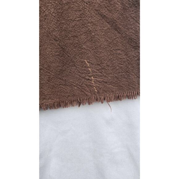 Vintage Wet Seal Pants Womens Small Brown Cotton Drawstring Lounge Boho Made USA - Picture 7 of 8